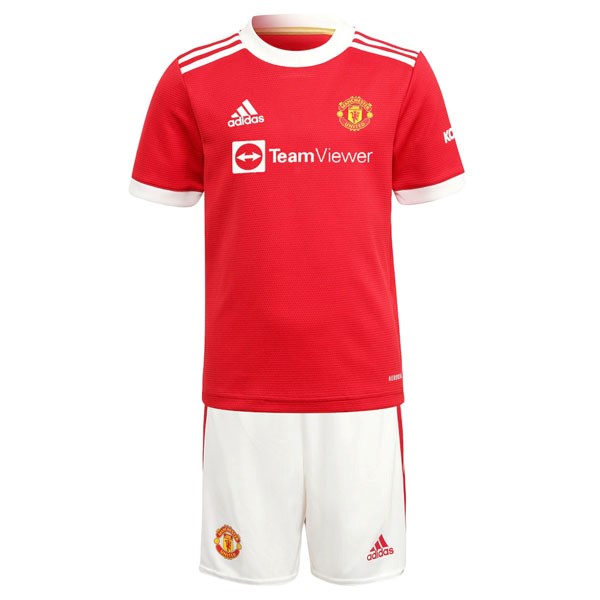 Maillot Football Manchester United Domicile Enfant 2021-22 Rouge